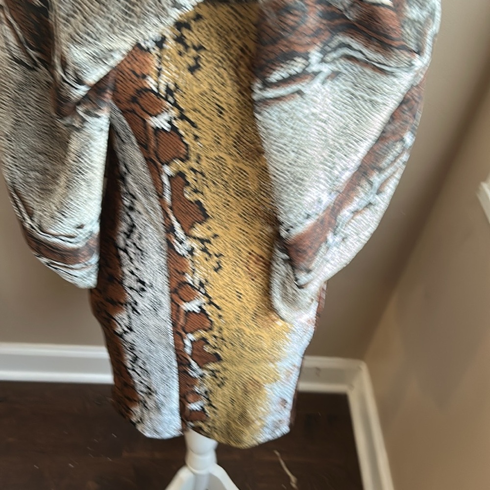 Angie Womens Twofer Top Animal Print Sz M ST2125 New - Picture 4 of 5
